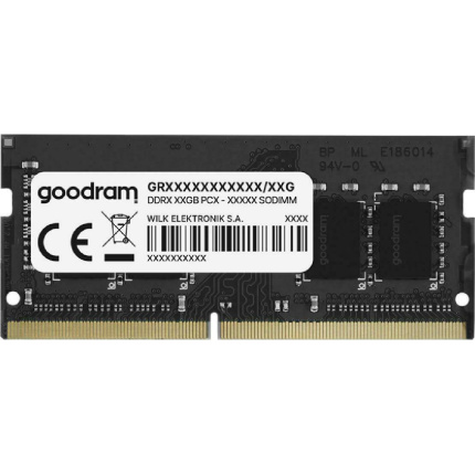 GoodRAM DDR4 με Module 1x16GB και Ταχύτητα 2666 για Laptop GR2666S464L19S/16G <span style="color: white; visibility:visible;">5908267960691</span>